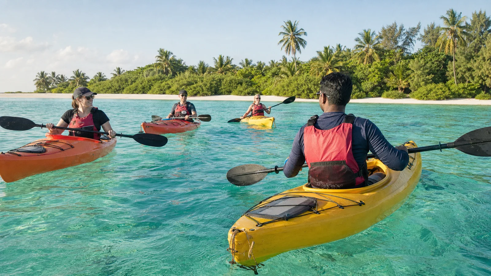 Agatti Guided Lagoon Kayaking — activity lagoon kayak